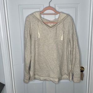Lou & Grey Loft Grey Sweatshirt Poncho